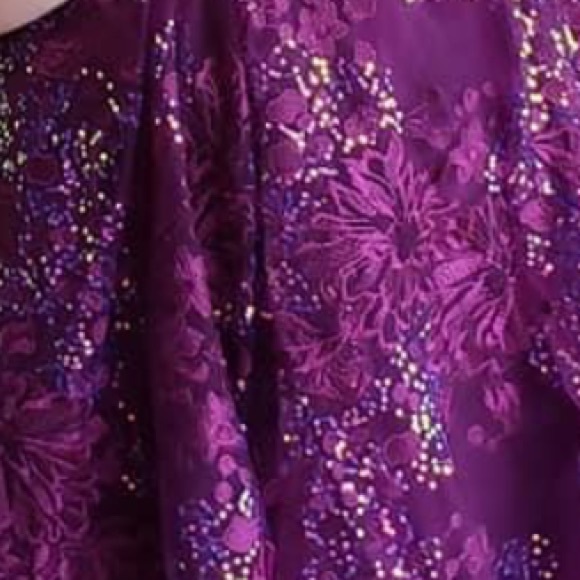 Plus Size - Strapless Mori Lee Dress With Pockets - Picture 3 of 5